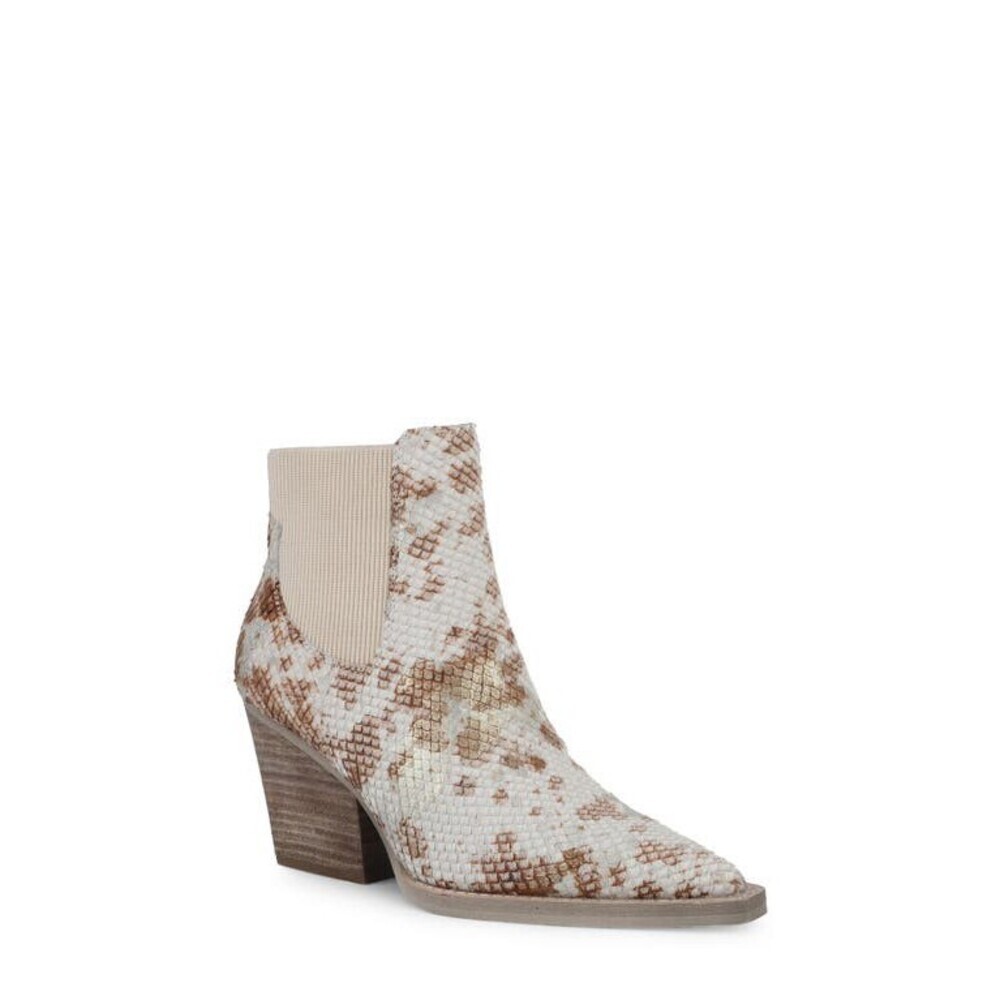 Vintage Havana Patron Boots Women's US 6 Snake Multi Block Heel Bootie JOBB784